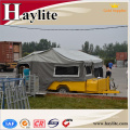 camping trailer car with kitchen